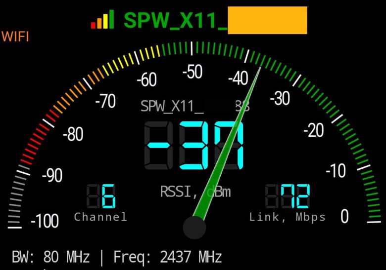Speed Wi-Fi 5G X11_Wi-Fi電波良好