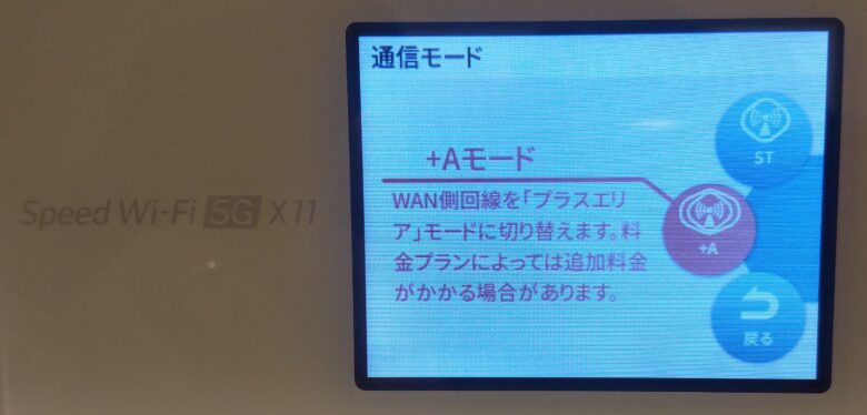 WiMAX+Aモード